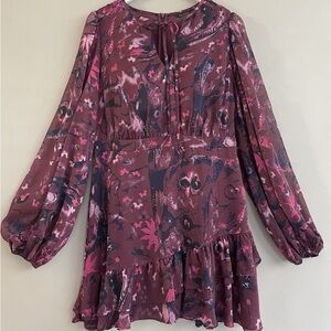 Ted Baker London Pink and Purple Mini Dress